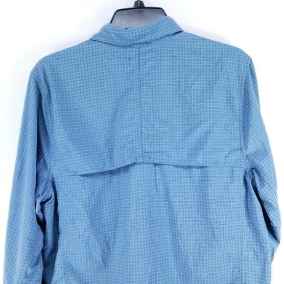 The North Face Vented Shirt Men's Size Small Blue - Picture 4 of 7